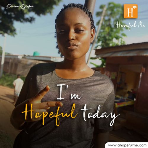 I'm hopeful today 